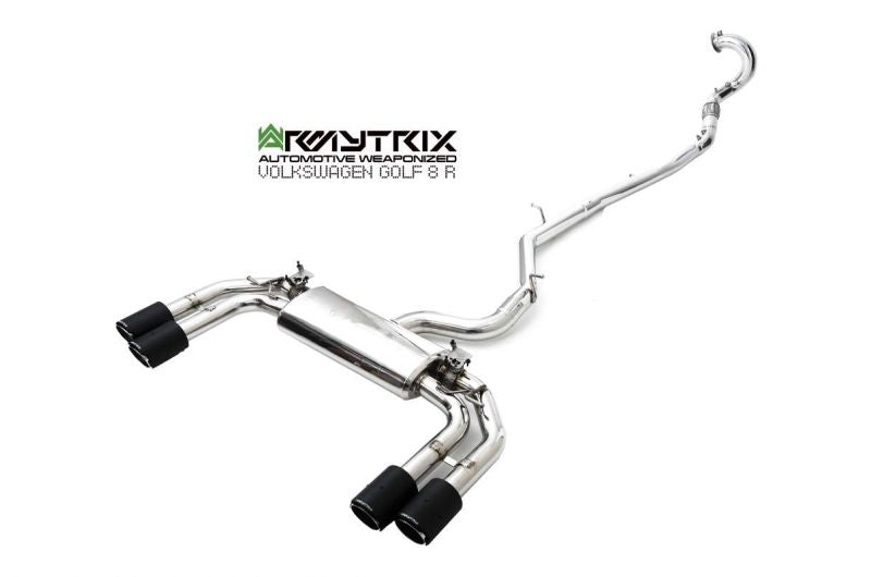 Armytrix exhaust system for Volkswagen Golf R MK8 (2021-present) valvetronic exhaust system