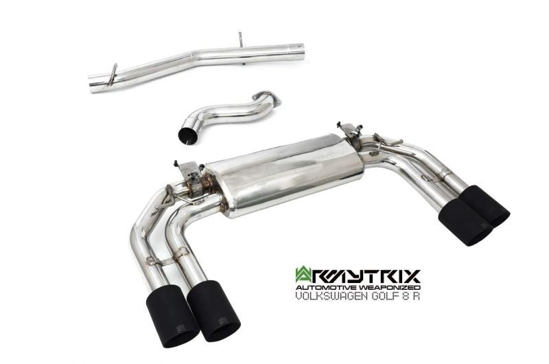 Armytrix exhaust system for Volkswagen Golf R MK8 (2021-present) valvetronic exhaust system
