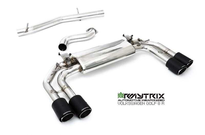 Armytrix exhaust system for Volkswagen Golf R MK8 (2021-present) valvetronic exhaust system