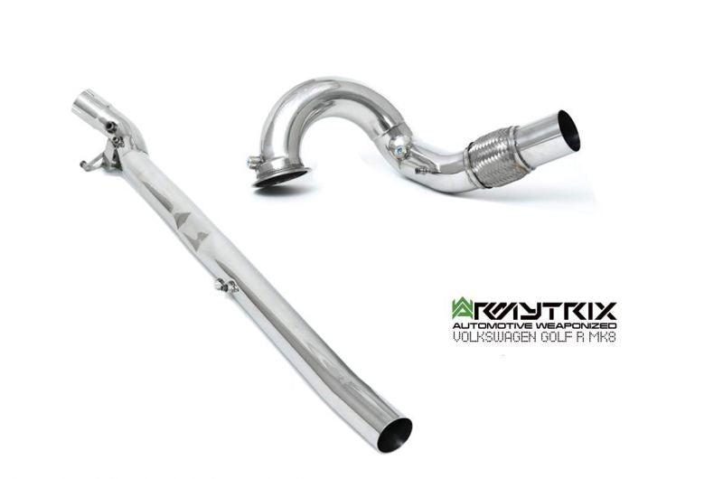 Armytrix exhaust system for Volkswagen Golf R MK8 (2021-present) valvetronic exhaust system