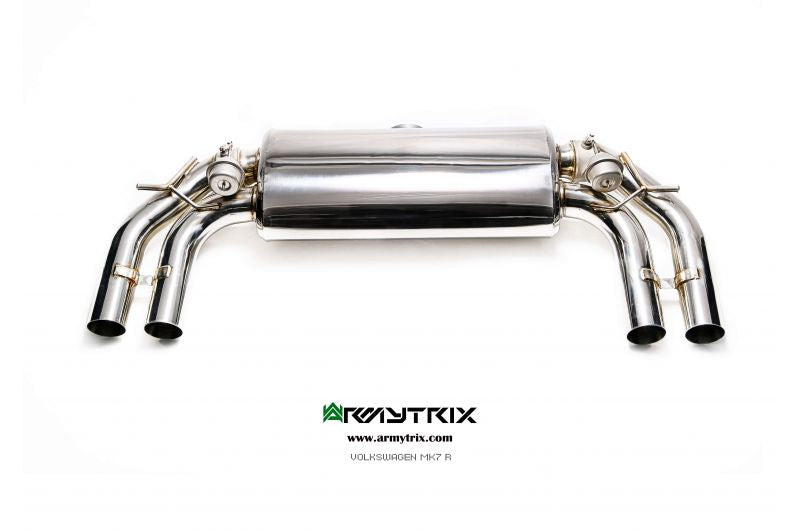 Armytrix exhaust system for Volkswagen Golf R MK7 (2013-2016) valvetronic exhaust system