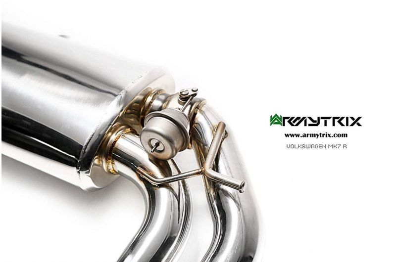Armytrix exhaust system for Volkswagen Golf R MK7 (2013-2016) valvetronic exhaust system