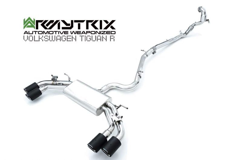 Armytrix exhaust system for Volkswagen Tiguan R (2020-Present) valvetronic exhaust system
