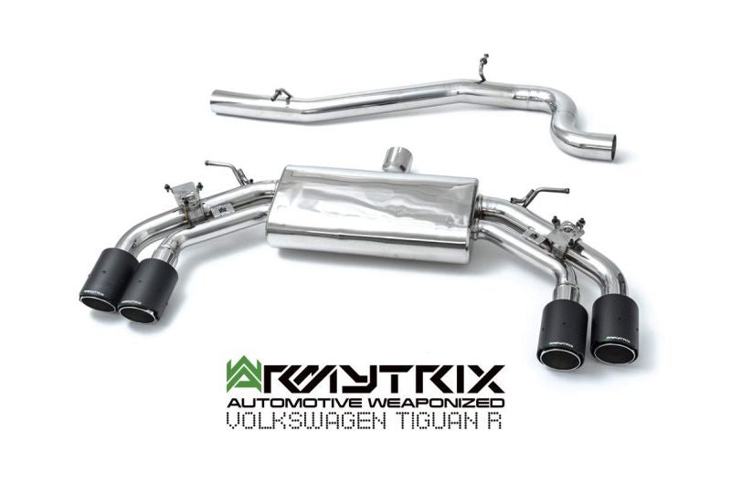 Armytrix exhaust system for Volkswagen Tiguan R (2020-Present) valvetronic exhaust system
