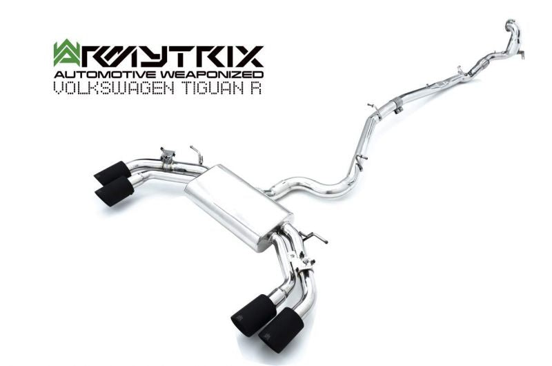 Armytrix exhaust system for Volkswagen Tiguan R (2020-Present) valvetronic exhaust system