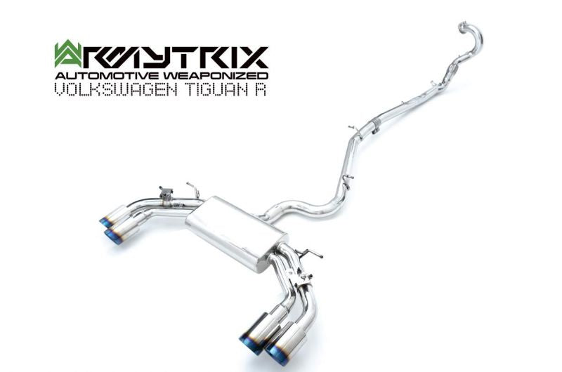 Armytrix exhaust system for Volkswagen Tiguan R (2020-Present) valvetronic exhaust system