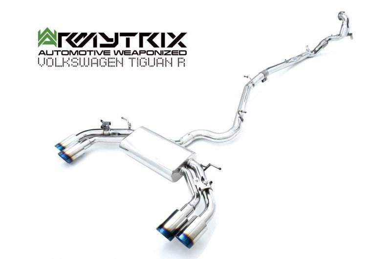 Armytrix exhaust system for Volkswagen Tiguan R (2020-Present) valvetronic exhaust system