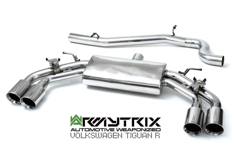Armytrix exhaust system for Volkswagen Tiguan R (2020-Present) valvetronic exhaust system
