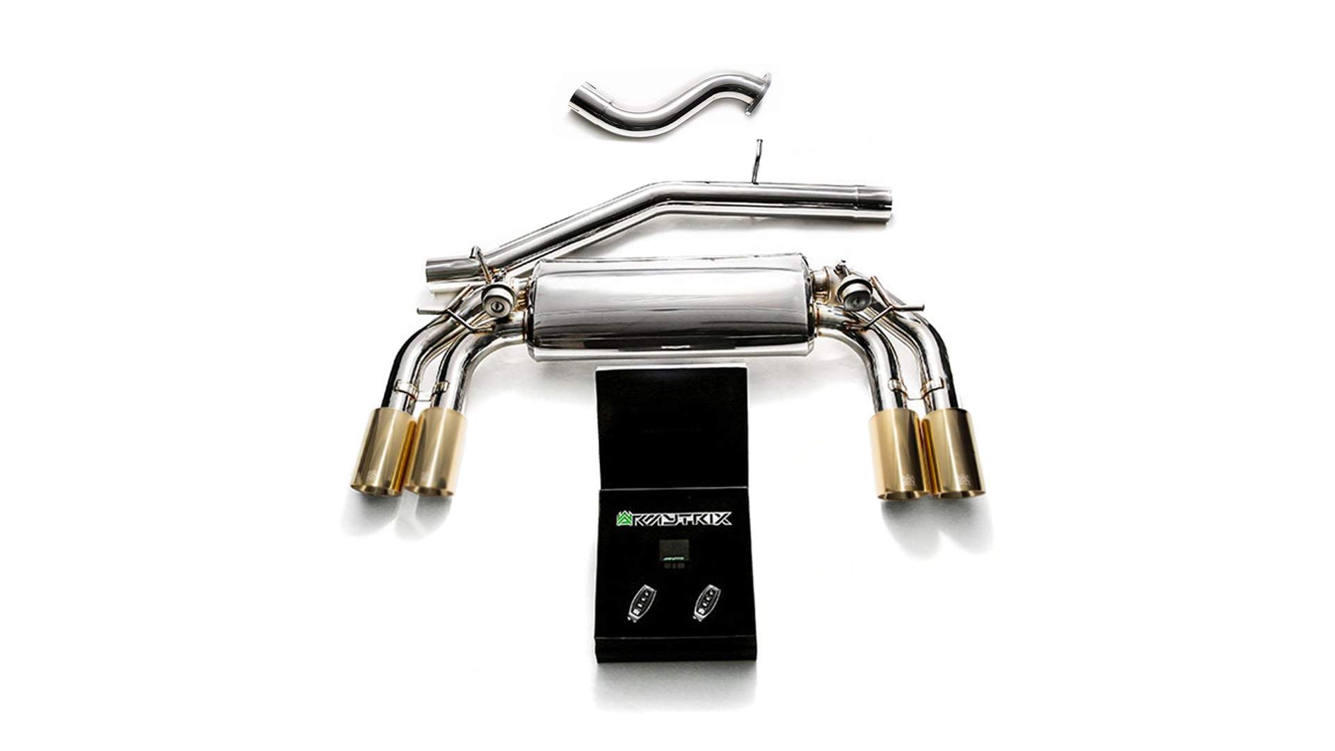 Armytrix exhaust system for Volkswagen Golf R MK7 (2013-2016) valvetronic exhaust system