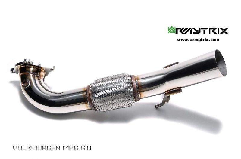 Armytrix exhaust system for Volkswagen Scirocco R (2008-2017) valvetronic exhaust system