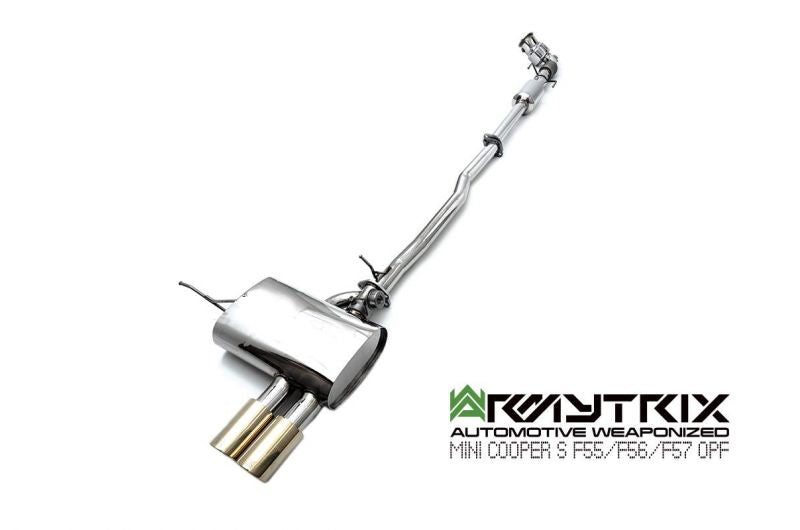 Výfukový systém Armytrix pro MINI Cooper S F56 F57 (2014-2018) valvetronic exhaust system