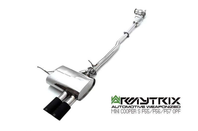 Armytrix exhaust system for MINI Cooper S F56 F57 2.0 turbo (2019-Present) valvetronic exhaust system