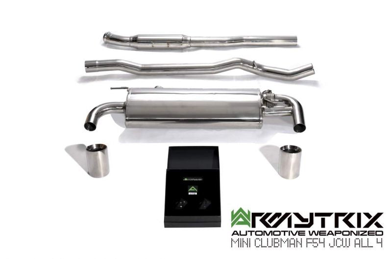 Armytrix exhaust system for Mini Clubman F54 JCW ALL 4 (2019-Present) valvetronic exhaust system