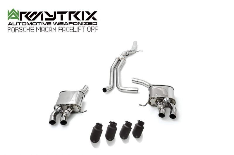 Výfukový systém Armytrix pro Porsche Macan 2.0 Turbo Facelift (2019-present) OPF valvetronic exhaust system