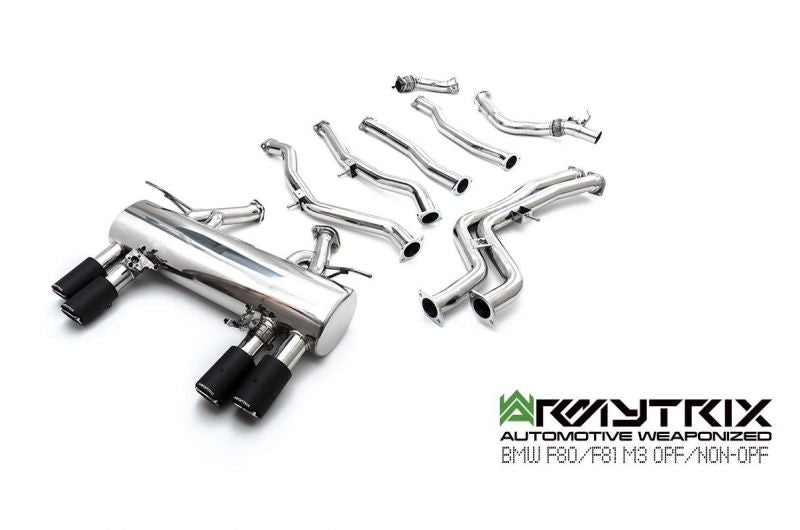 Armytrix exhaust system for BMW F80 M3 (Integrate with OE Valvetronic Control) (2014-2019) valvetronic exhaust system 