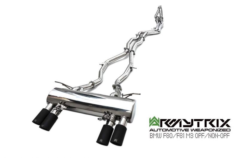 Výfukový systém Armytrix pro BMW F80 M3 (Integrate with OE Valvetronic Control) (2014-2019) valvetronic exhaust system