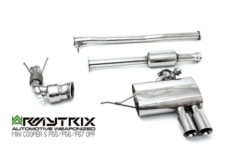 Armytrix exhaust system for MINI Cooper S F56 F57 2.0 turbo (2019-Present) valvetronic exhaust system