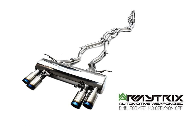 Armytrix exhaust system for BMW F80 M3 (Integrate with OE Valvetronic Control) (2014-2019) valvetronic exhaust system 