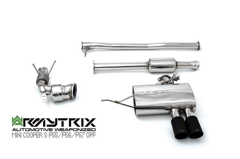 Armytrix exhaust system for MINI Cooper S F56 F57 2.0 turbo (2019-Present) valvetronic exhaust system