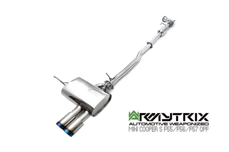 Armytrix exhaust system for MINI Cooper S F56 F57 2.0 turbo (2019-Present) valvetronic exhaust system