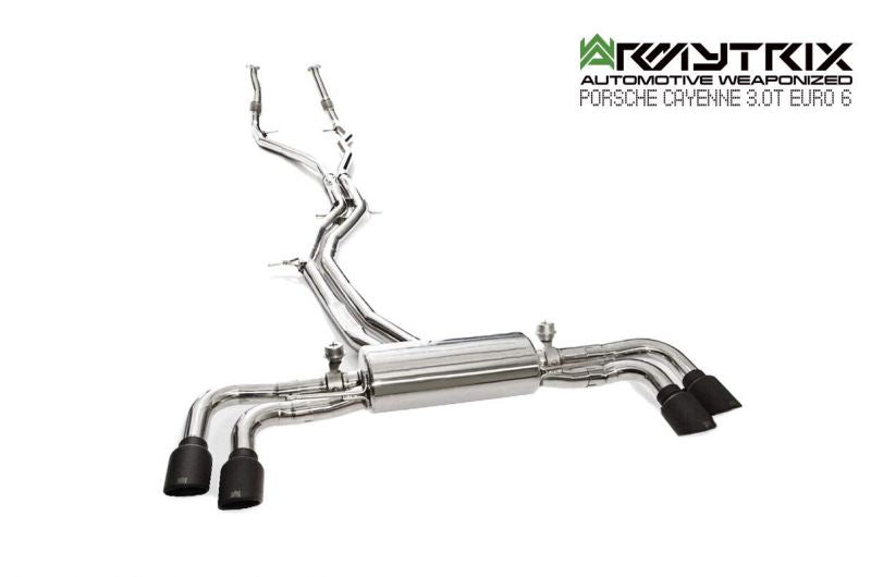 Výfukový systém Armytrix pro Porsche Cayenne E3 3.0 Turbo OPF (2018-present) valvetronic exhaust system