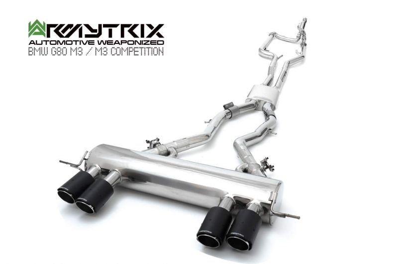 Armytrix exhaust system for BMW G80 M3 Competition valvetronic exhaust system 