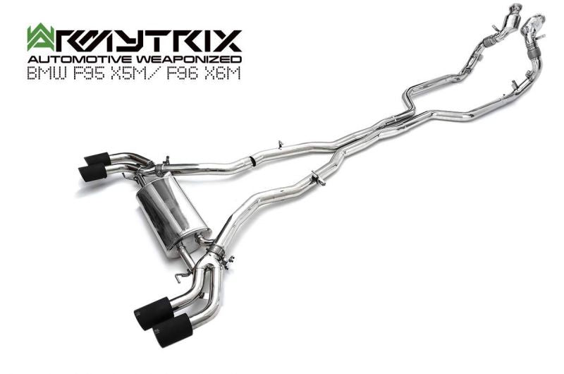 Armytrix exhaust system for BMW F95 X5M OPF (2020-Present) valvetronic exhaust system 