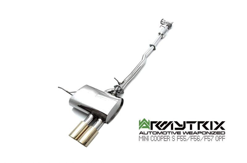 Armytrix exhaust system for MINI Cooper S F56 F57 2.0 turbo (2019-Present) valvetronic exhaust system