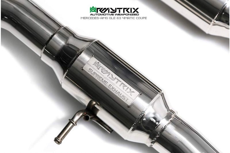 Armytrix exhaust system for Mercedes-AMG W166/C292 GLE63 SUV/Coupé (2016-2019) valvetronic exhaust system