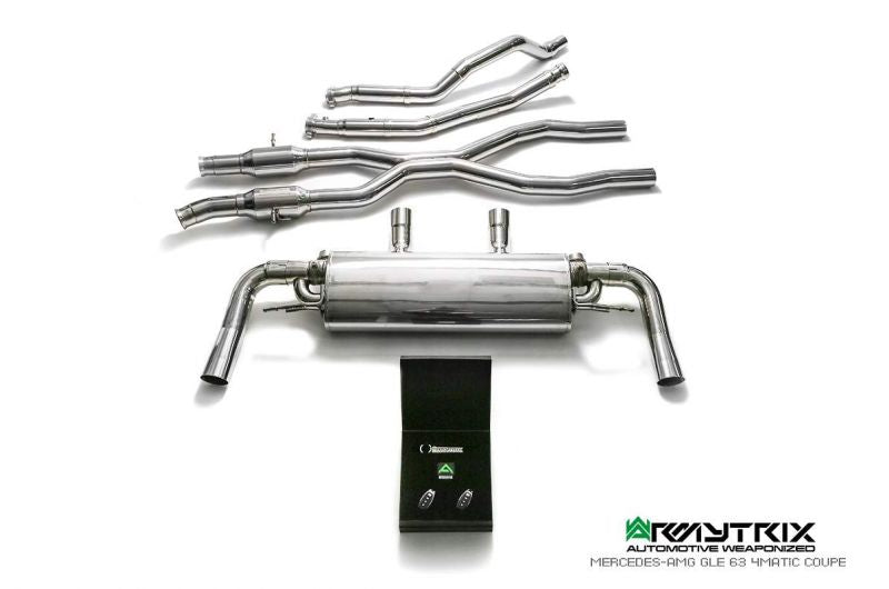 Armytrix exhaust system for Mercedes-AMG W166/C292 GLE63 SUV/Coupé (2016-2019) valvetronic exhaust system