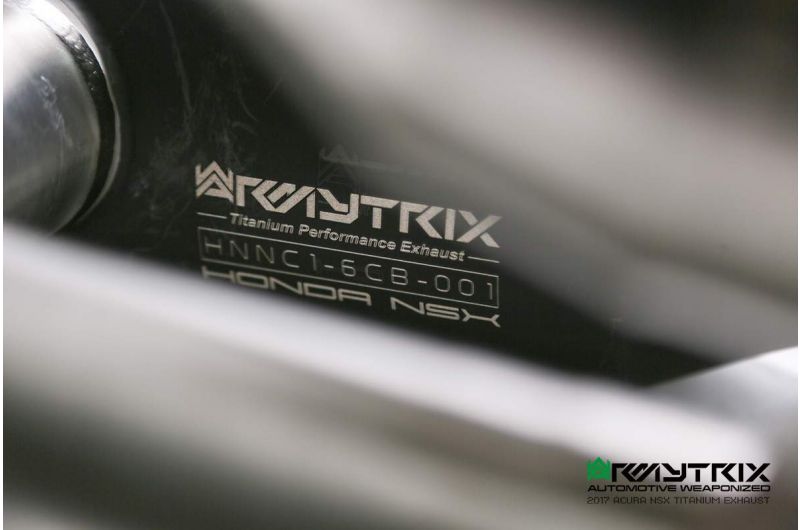 Armytrix exhaust systems for Honda (Acura) NSX MK2 (2016-present) valvetronic exhaust system