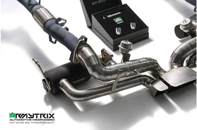 Armytrix exhaust systems for Honda (Acura) NSX MK2 (2016-present) valvetronic exhaust system