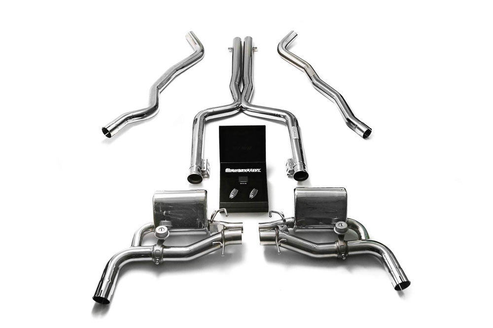 Armytrix exhaust system for Mercedes-AMG W205 C63/C63S (2014-present) valvetronic exhaust system