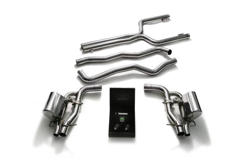 Armytrix exhaust system for Mercedes-AMG W205 C63/C63S (2014-present) valvetronic exhaust system