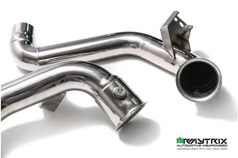 Armytrix exhaust system for Mercedes-AMG W205 C63/C63S (2014-present) valvetronic exhaust system