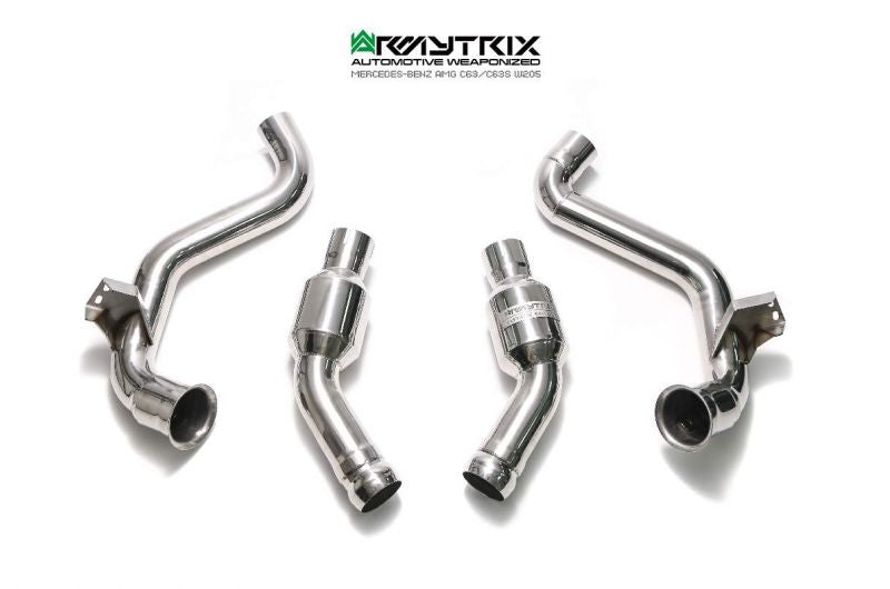 Armytrix exhaust system for Mercedes-AMG W205 C63/C63S (2014-present) valvetronic exhaust system