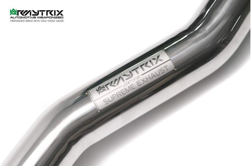 Armytrix exhaust system for Mercedes-AMG W205 C63/C63S (2014-present) valvetronic exhaust system