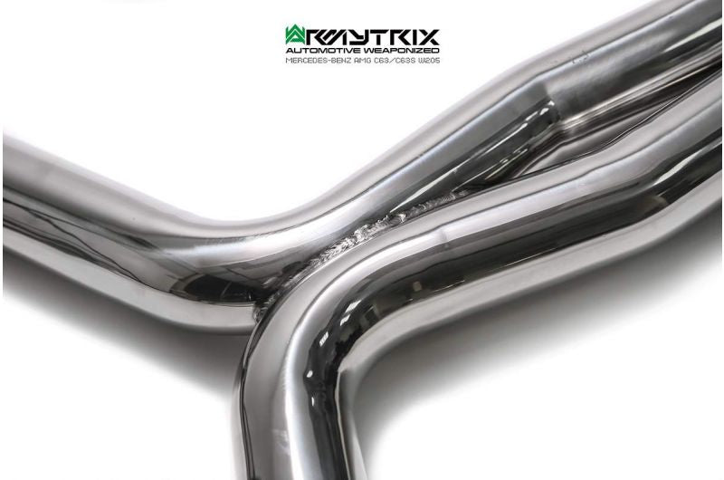 Armytrix exhaust system for Mercedes-AMG W205 C63/C63S (2014-present) valvetronic exhaust system