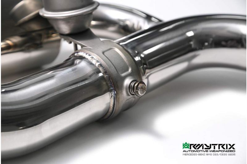 Armytrix exhaust system for Mercedes-AMG W205 C63/C63S (2014-present) valvetronic exhaust system