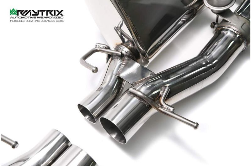 Armytrix exhaust system for Mercedes-AMG W205 C63/C63S (2014-present) valvetronic exhaust system