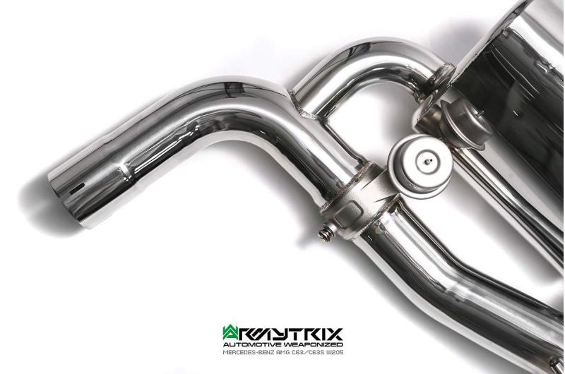 Armytrix exhaust system for Mercedes-AMG W205 C63/C63S (2014-present) valvetronic exhaust system