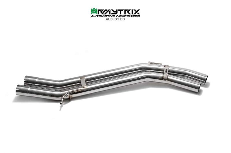 Armytrix exhaust system for Audi S4 B9 3.0 TFSI Non-OPF (2017-present) valvetronic exhaust system 