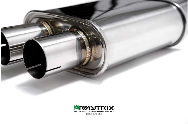 Armytrix exhaust system for Audi S4 B9 3.0 TFSI Non-OPF (2017-present) valvetronic exhaust system 