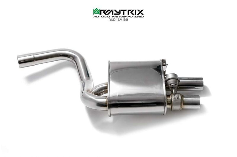 Armytrix exhaust system for Audi S4 B9 3.0 TFSI Non-OPF (2017-present) valvetronic exhaust system 