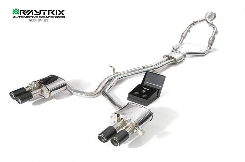 Armytrix exhaust system for Audi S5 B9 3.0 TFSI Coupé Non-OPF (2017-present) valvetronic exhaust system 