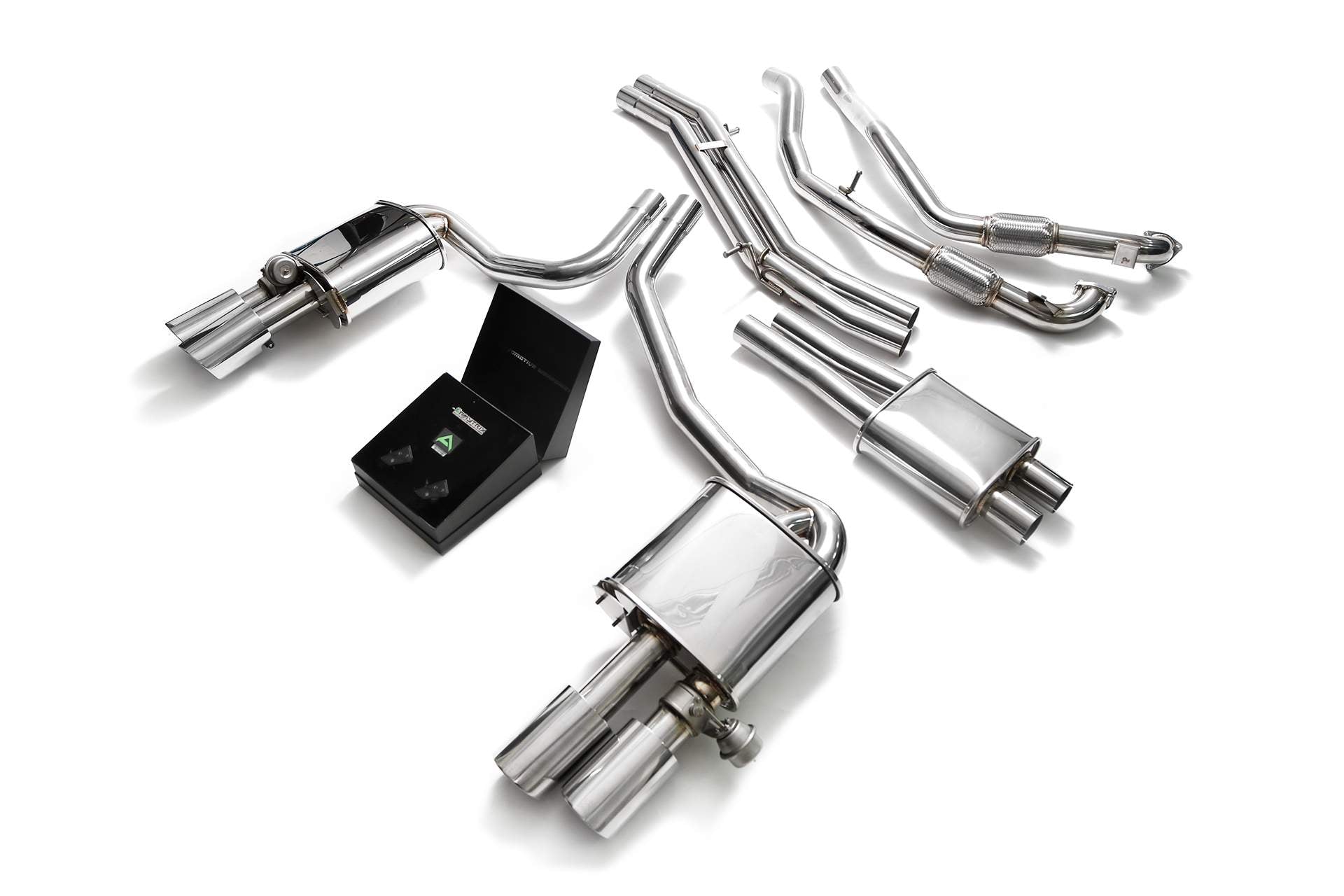 Armytrix exhaust system for Audi S5 B9 3.0 TFSI Coupé Non-OPF (2017-present) valvetronic exhaust system 