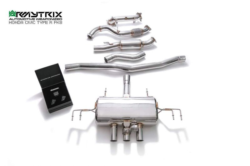 Armytrix exhaust systems for Honda Civic Type-R FK8 (2017-2022) valvetronic exhaust system 