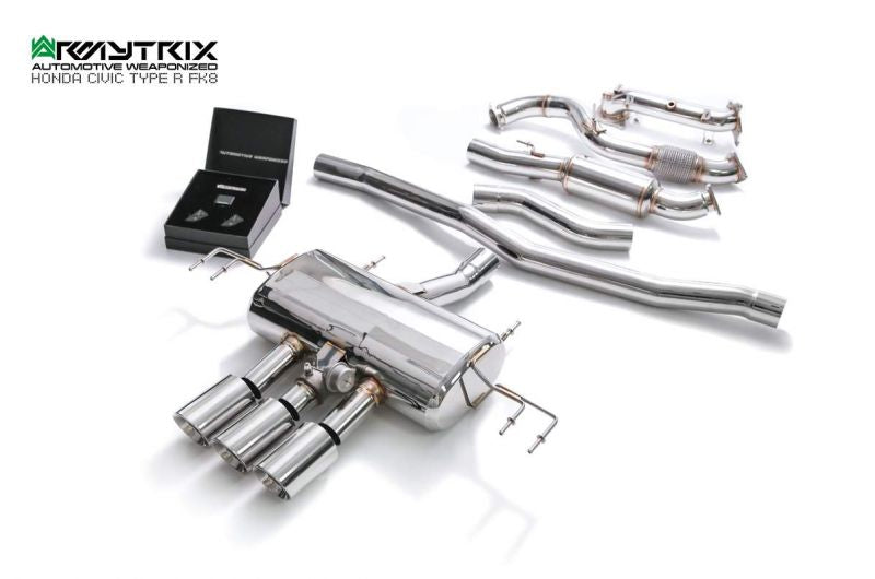 Armytrix exhaust systems for Honda Civic Type-R FK8 (2017-2022) valvetronic exhaust system 