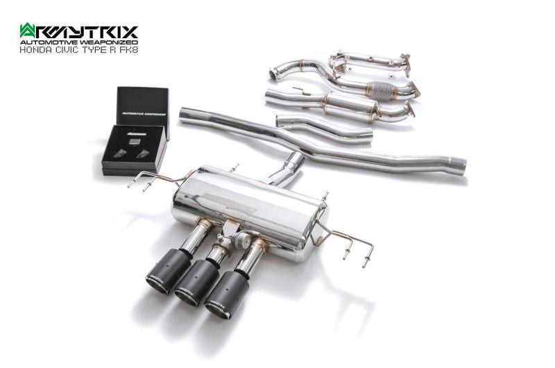 Armytrix exhaust systems for Honda Civic Type-R FK8 (2017-2022) valvetronic exhaust system 