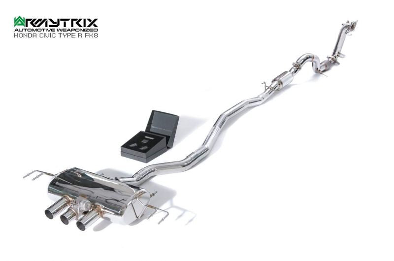 Armytrix exhaust systems for Honda Civic Type-R FK8 (2017-2022) valvetronic exhaust system 